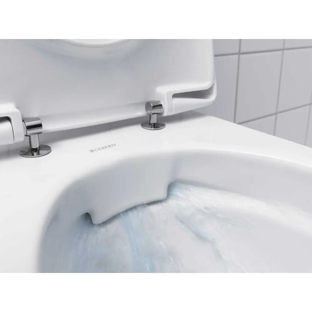 Унитаз подвесной Geberit iCon безободковый горизонтальный выпуск без сиденья STLM-2117017 - Вид №9