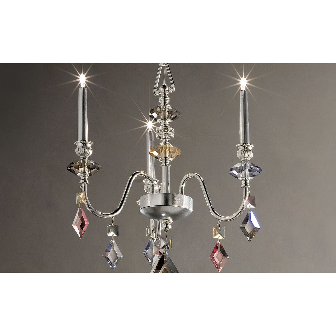 Masiero CHIC 3 F02 Foglia argento люстра подвесная 111720 - Вид №1