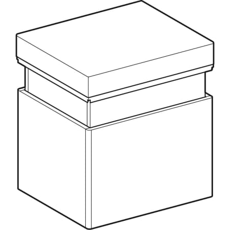 808500000 Табурет Geberit Renova Comfort Geberit  - Вид №1