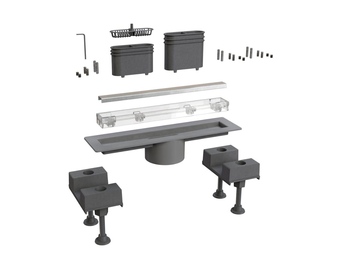 Слив для душа из нержавеющей стали Bonomini Canalissima ARCH-00080287 - Вид №1
