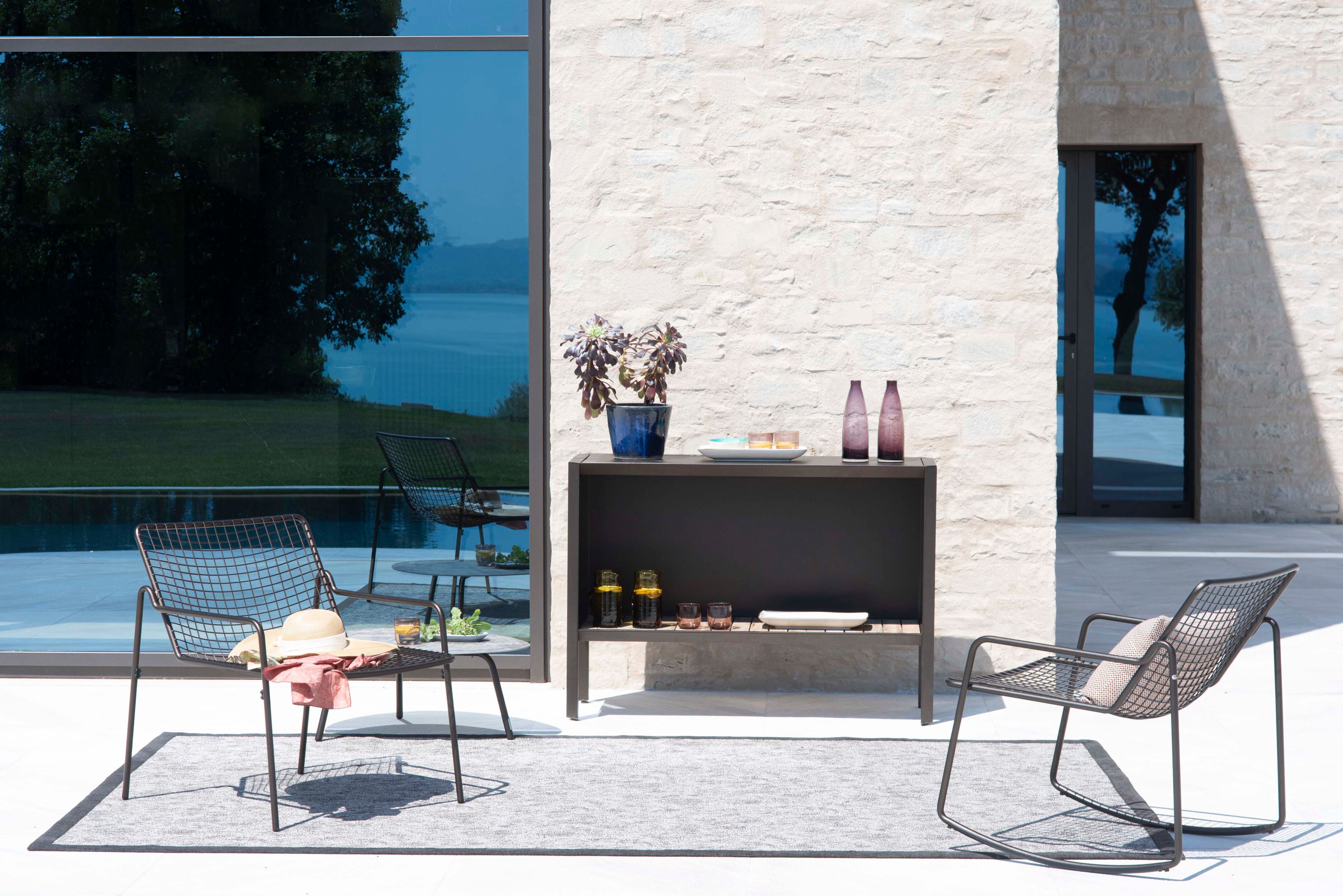 Стальной круглый низкий журнальный столик emu Rio R50 ARCH-00078513 - Вид №2