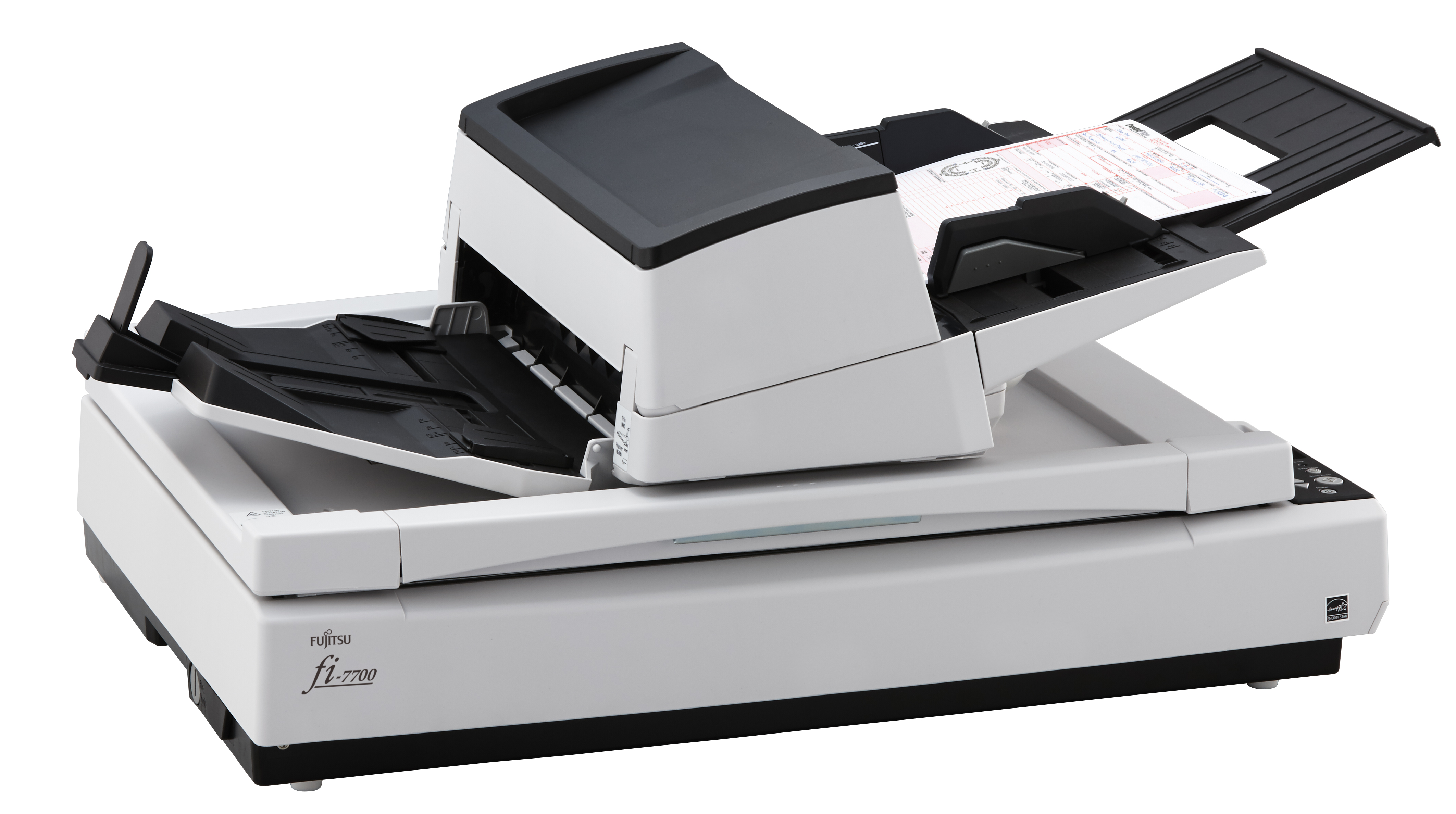 PA03740-B301 Fi-7700s, document scanner, a3, simplex, 75 ppm, adf 300 + flatbed, usb 3.0 Fujitsu  - Вид №2