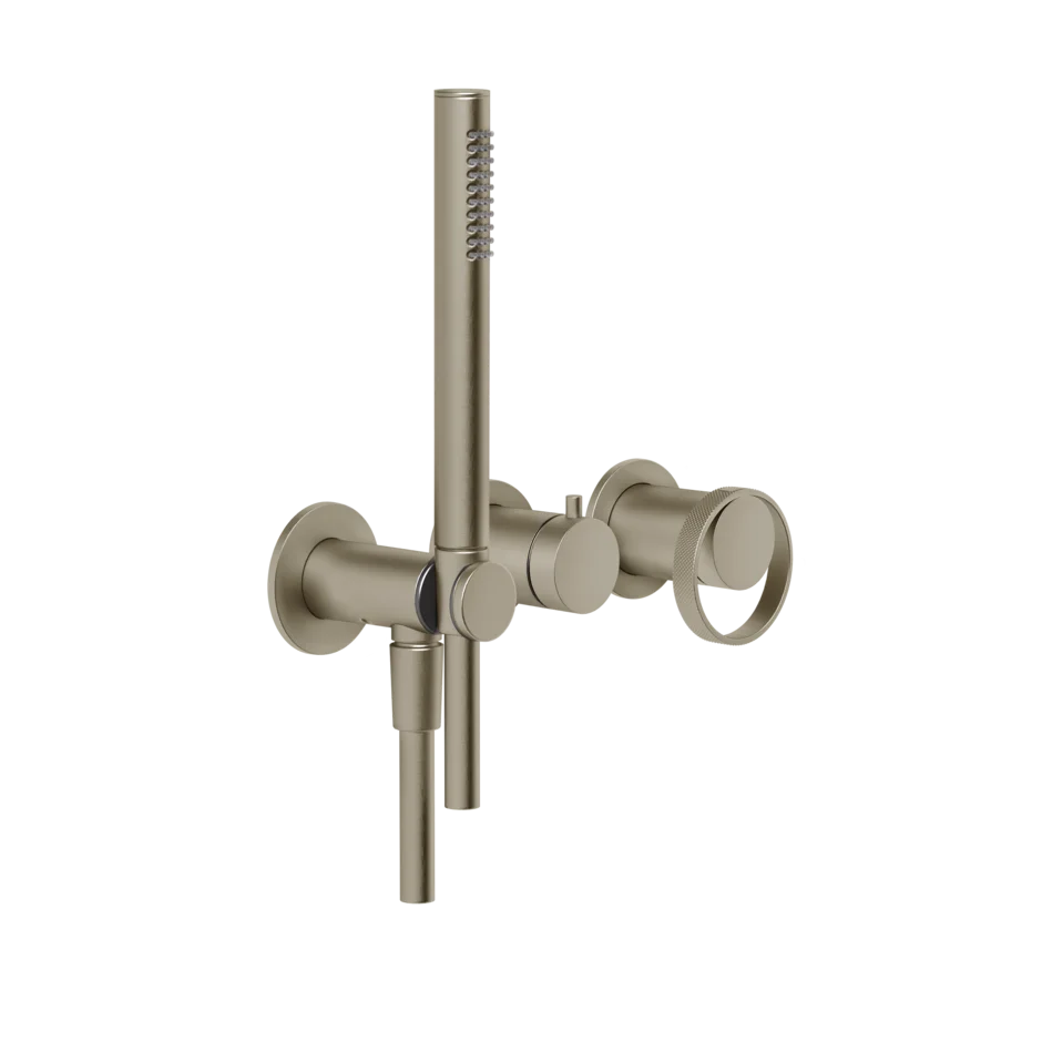 Смеситель для душа 63345 149 Gessi Anello МАТОВЫЙ НИКЕЛЬ FINOX 63345149