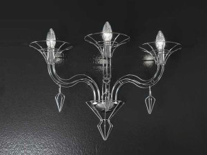 Металлический настенный светильник