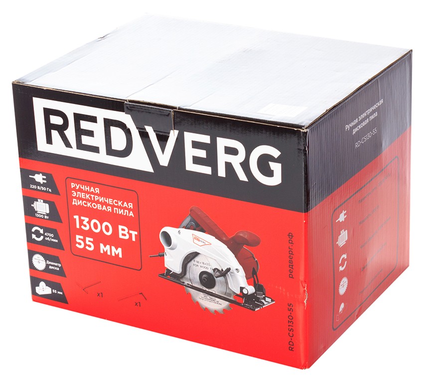 Пила дисковая RedVerg RD-CS130-55 5483206 STDN-0138481 - Вид №4