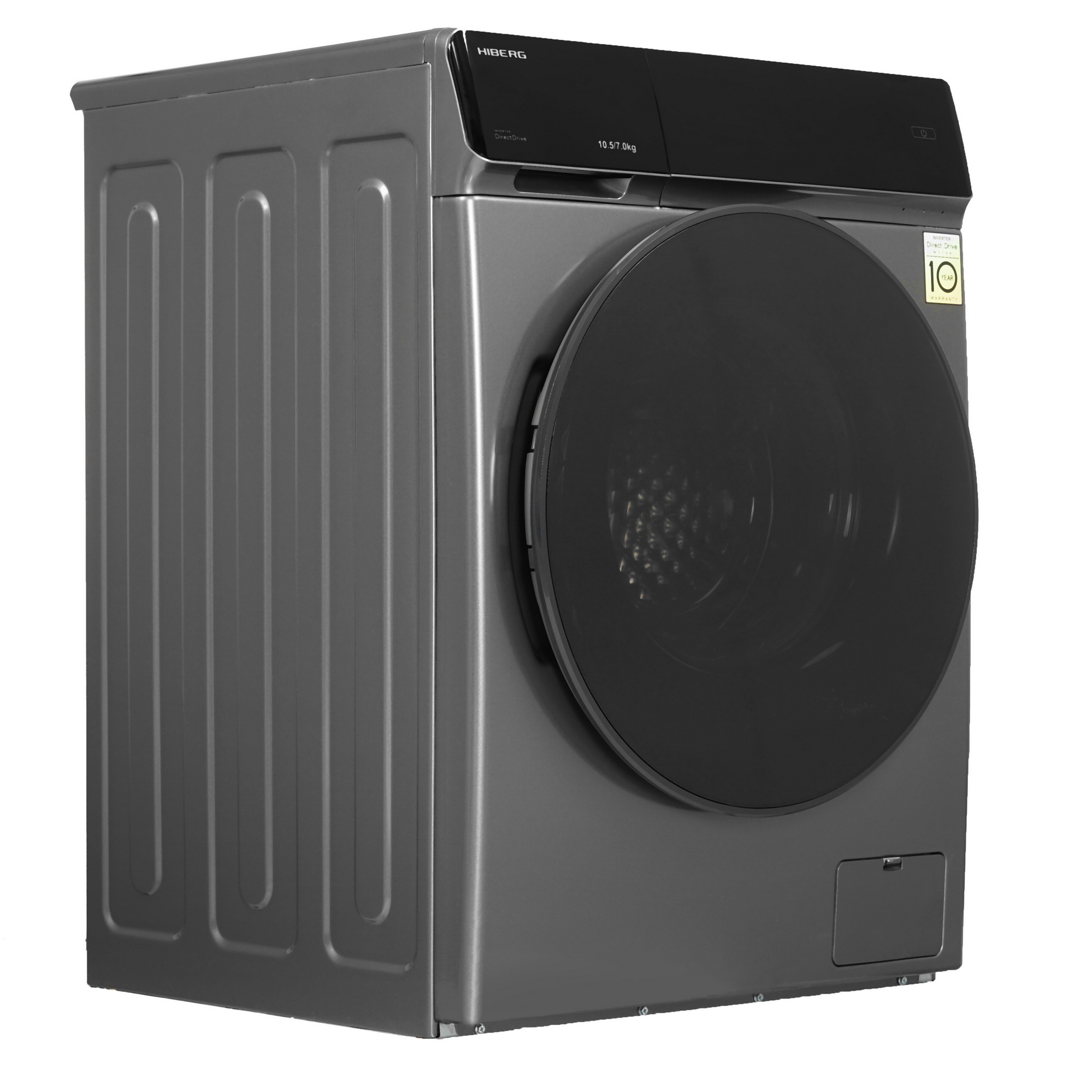 9975378 Стирально-сушильная машина HIBERG i-DDQ9-10714 Sd серый STDN-0018847 - Вид №1