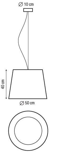luxcambra Подвесной светильник из ткани Toscana sun-id-1433255 - Вид №4
