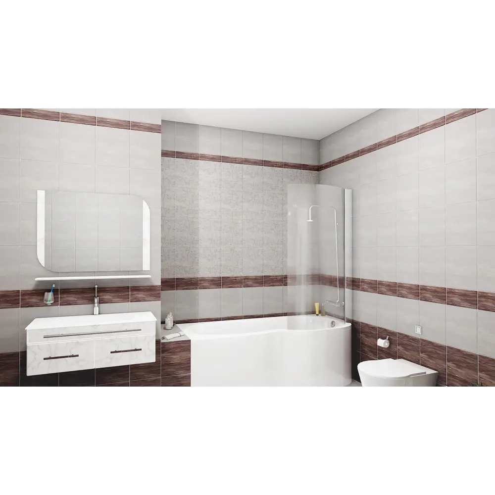 КРОНАПЛАСТ Стеновая панель Сахара фон - влагостойкая отделка с глянцевым эффектом 86557932 STLM-0070076 - Вид №4