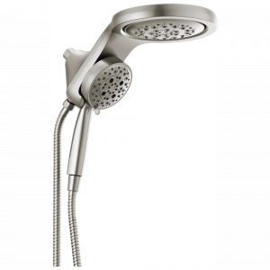 58680-SS HydroRain® H2Okinetic® 5-регулировочная душевая лейка два в одном Delta Faucet Universal Showering Нержавеющая сталь