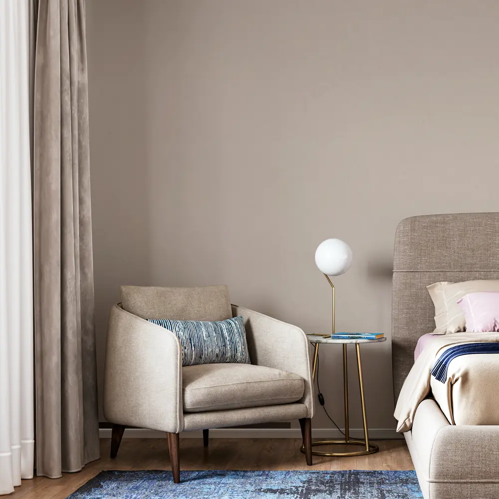 Обои Palitra Home Amour: темно-бежевые с абстрактным узором 89409478 STLM-1572585 - Вид №5