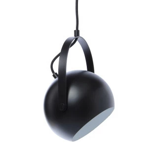 Лампа потолочная черная матовая 18 см Ball 135465001 FRANDSEN ШАР 00-3948277 Черный
