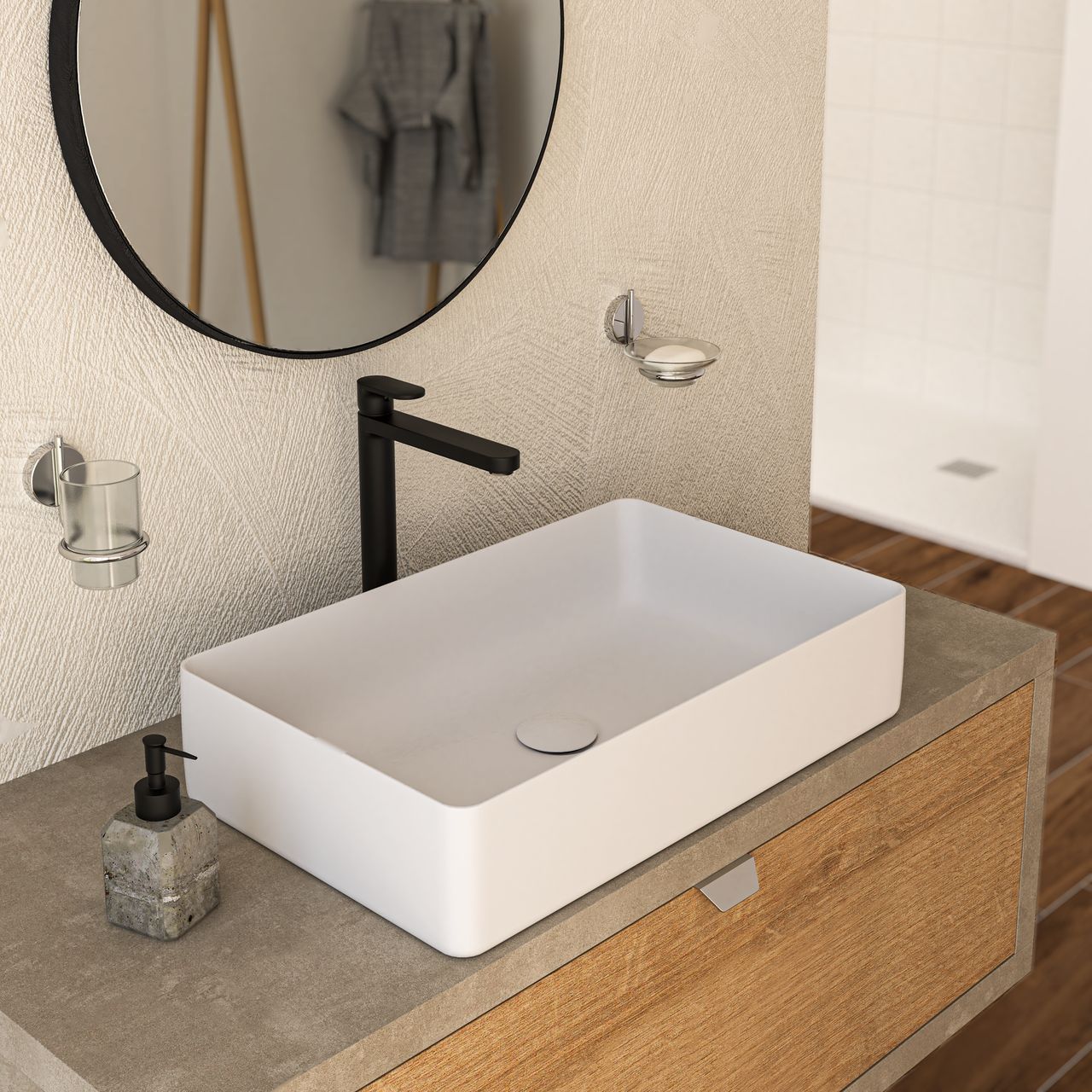 Керамическая прямоугольная столешница Ercos MUSA ARCH-00096451 - Вид №4