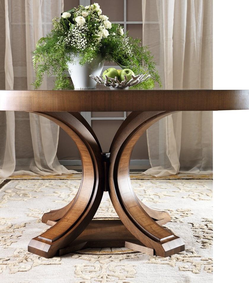 Martini Interiors Раздвижной круглый обеденный стол из массива дерева sun-id-1441568 - Вид №2