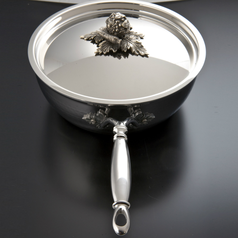 Вок Opus Prima OPB2409Z, с крышкой, нержавеющая сталь, Ø24 см, 4 л Ruffoni B24RUFFONI - Вид №2