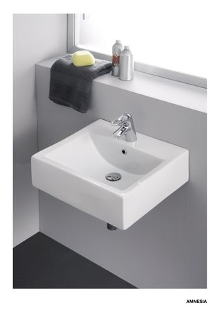 A007 Накладная раковина на столешницу  прямоугольная Neroceramica BASINS