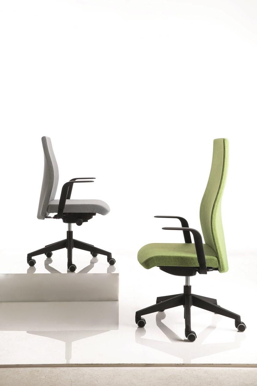 Luxy Кожаное кресло руководителя с подлокотниками на колесиках Smartoffice sun-id-1354966 - Вид №5