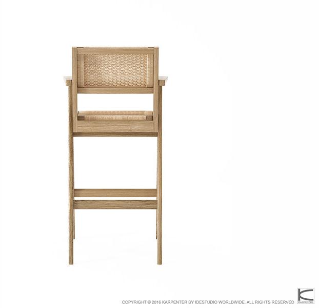 KARPENTER Стульчик для кормления с подлокотниками из веревки и дуба Tribute Tb10-o - Вид №3