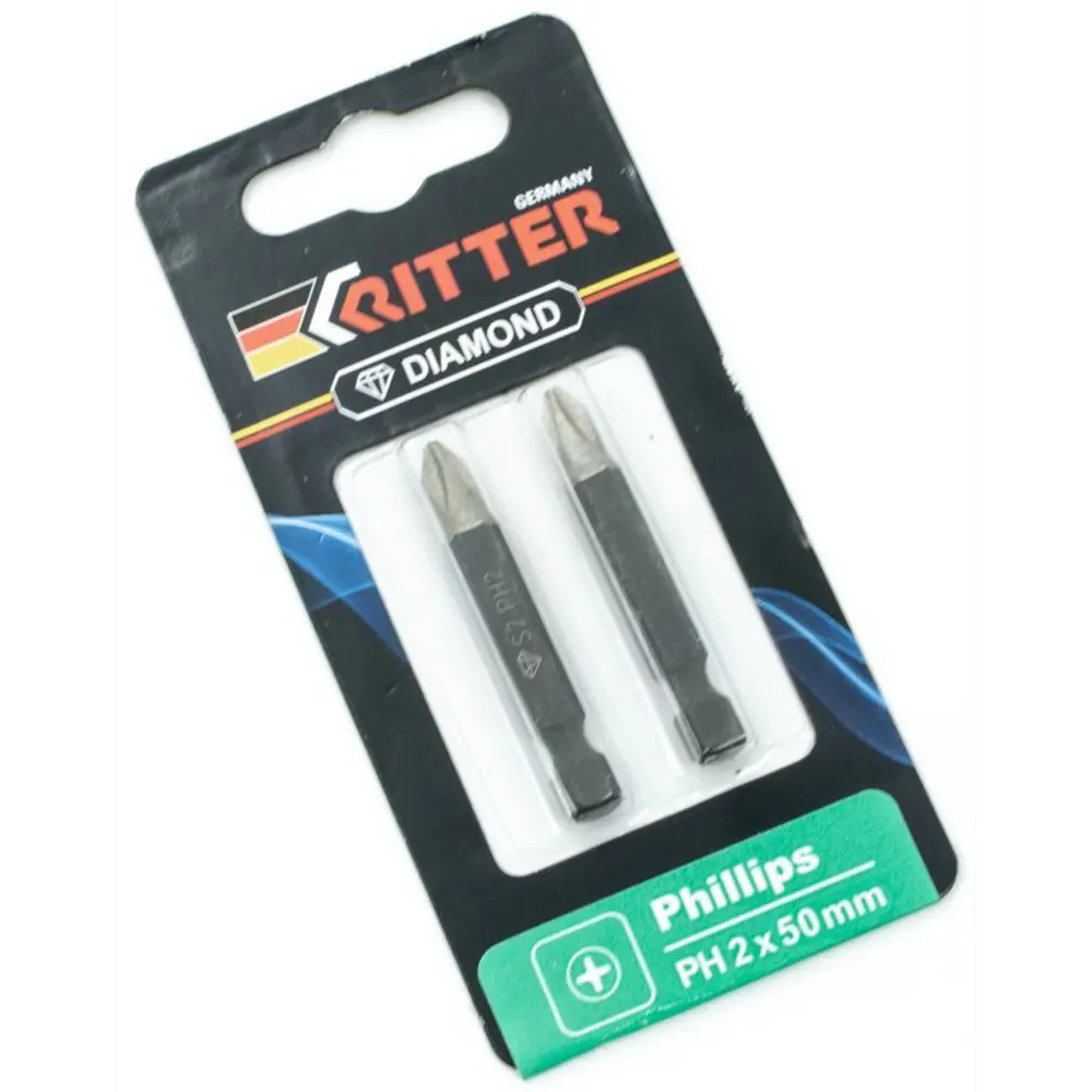 Бита двусторонняя магнитная Ritter Diamond PS20112265 PH2x50 мм 89391872 STLM-2059962  - Вид №2