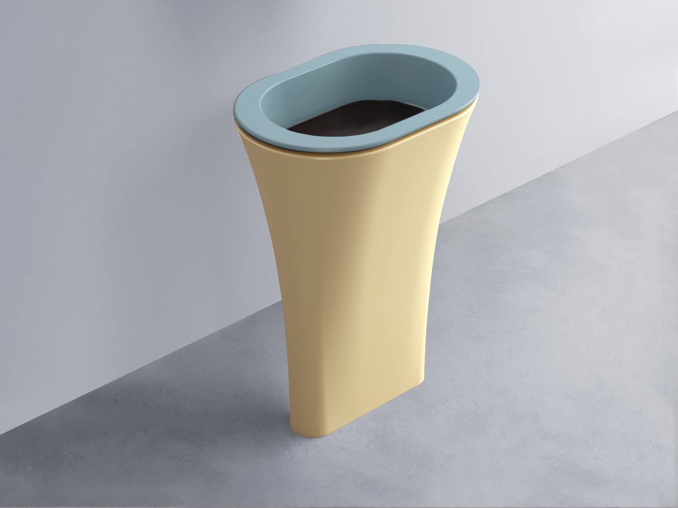 AMLA65-PL+AMPILO-LV+AMCOLO-CN Раковина Amedeo Ovale отдельностоящая cielo Enjoy + Amedeo Ceramica Cielo