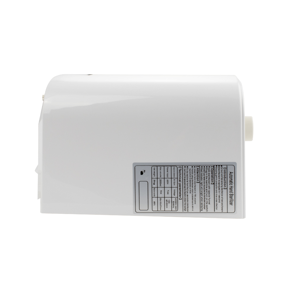 GFmark - Дозатор сенсорный, ДЕЗИНФЕКЦИЯ, белый, пластик АБС, 2000 мл, код: 6342  - Вид №3