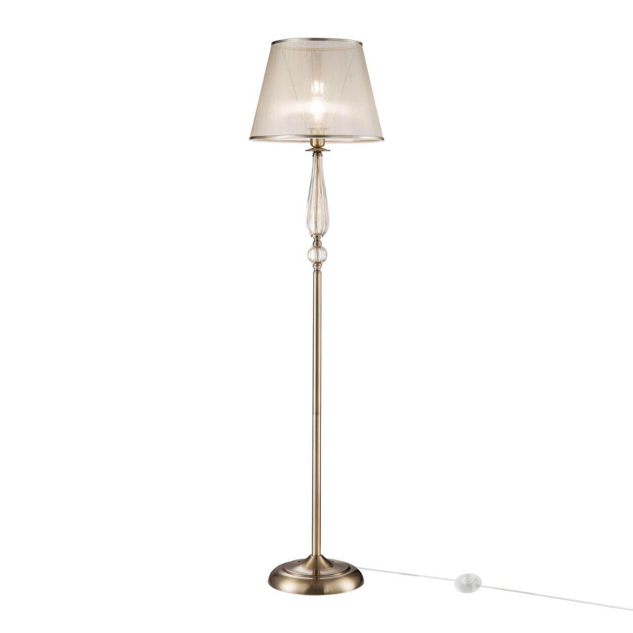 Торшер с абажуром бронзовый Inessa FR2685FL-01BZ FREYA INESSA 00-3908817 Бронза  - Вид №1