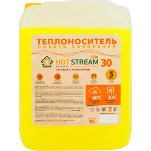 Теплоноситель Hot Stream Lite HS-010603 -30°C 10 кг этиленгликоль