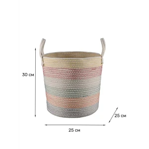 Корзина для хранения Zenfort Занзибар 19л текстиль мультиколор
