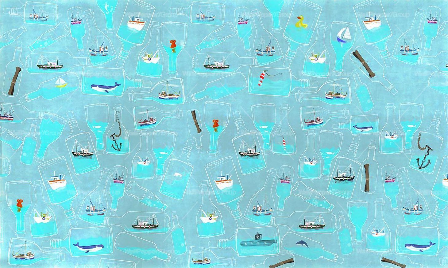 Обои для всех возрастов, ПВХ бесплатно, ЭКО, моющиеся WallPepper NAIVE ARCH-00144648 - Вид №1