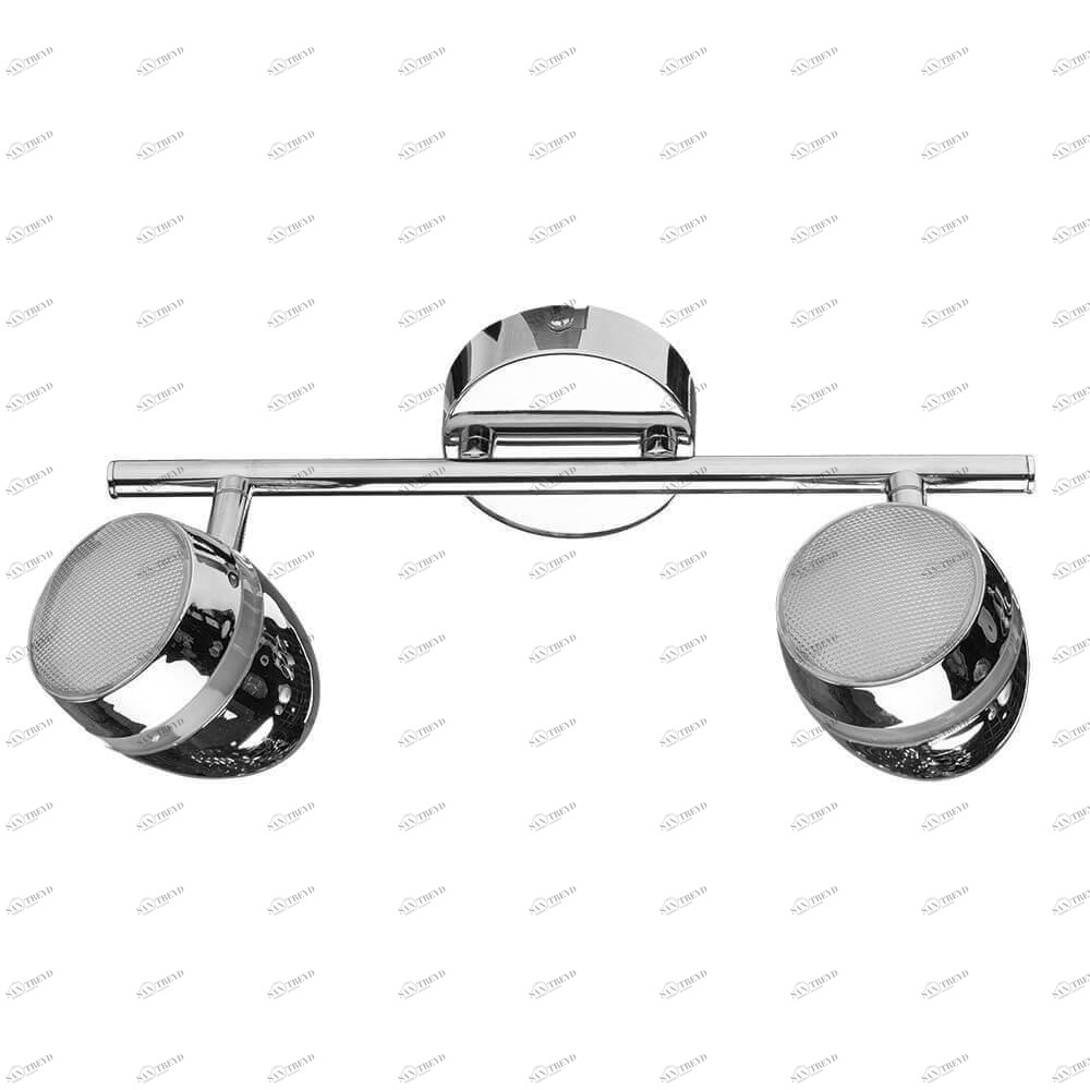 Светодиодный спот цвета хром с 2 плафонами Arte Lamp A6701PL ARTE LAMP A6701 00-3926311 Хром 