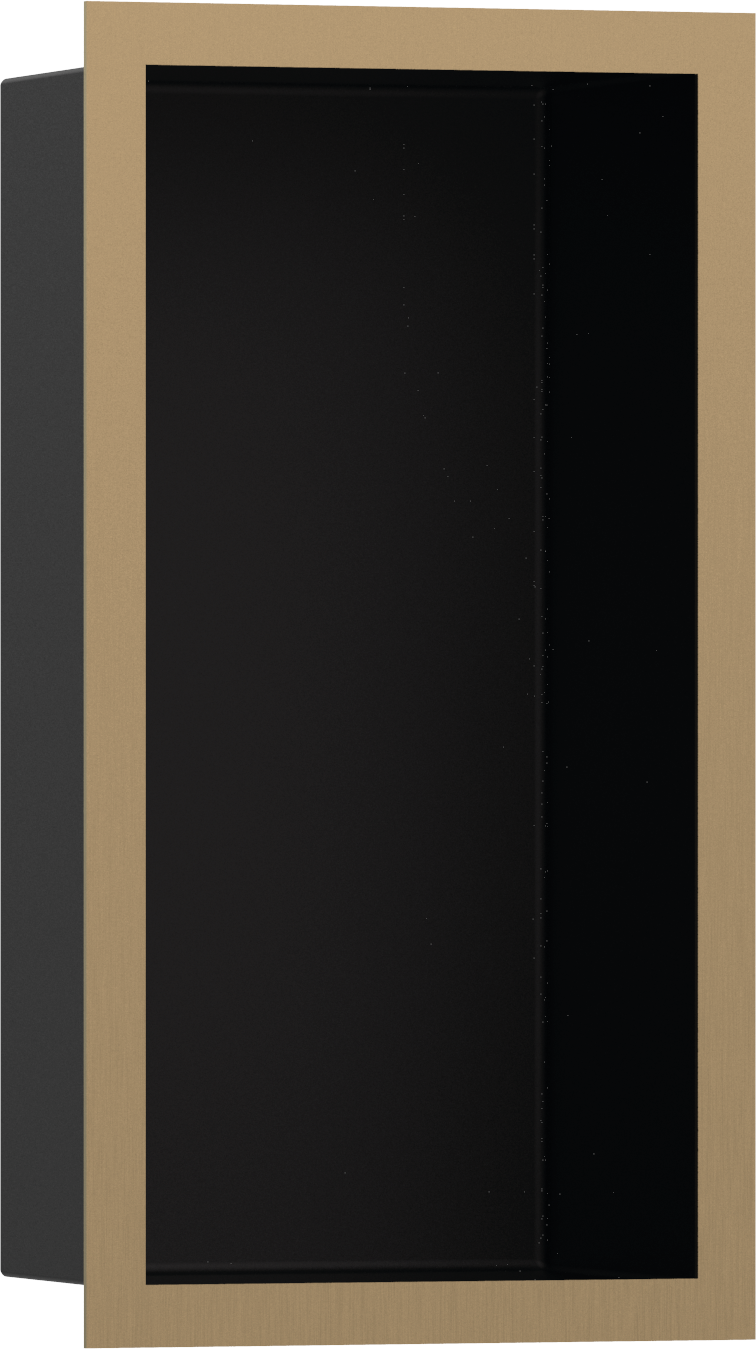 56095140 XtraStoris Individual Стеновая ниша Matt Black с дизайнерской рамкой 300/150/100 Hansgrohe 