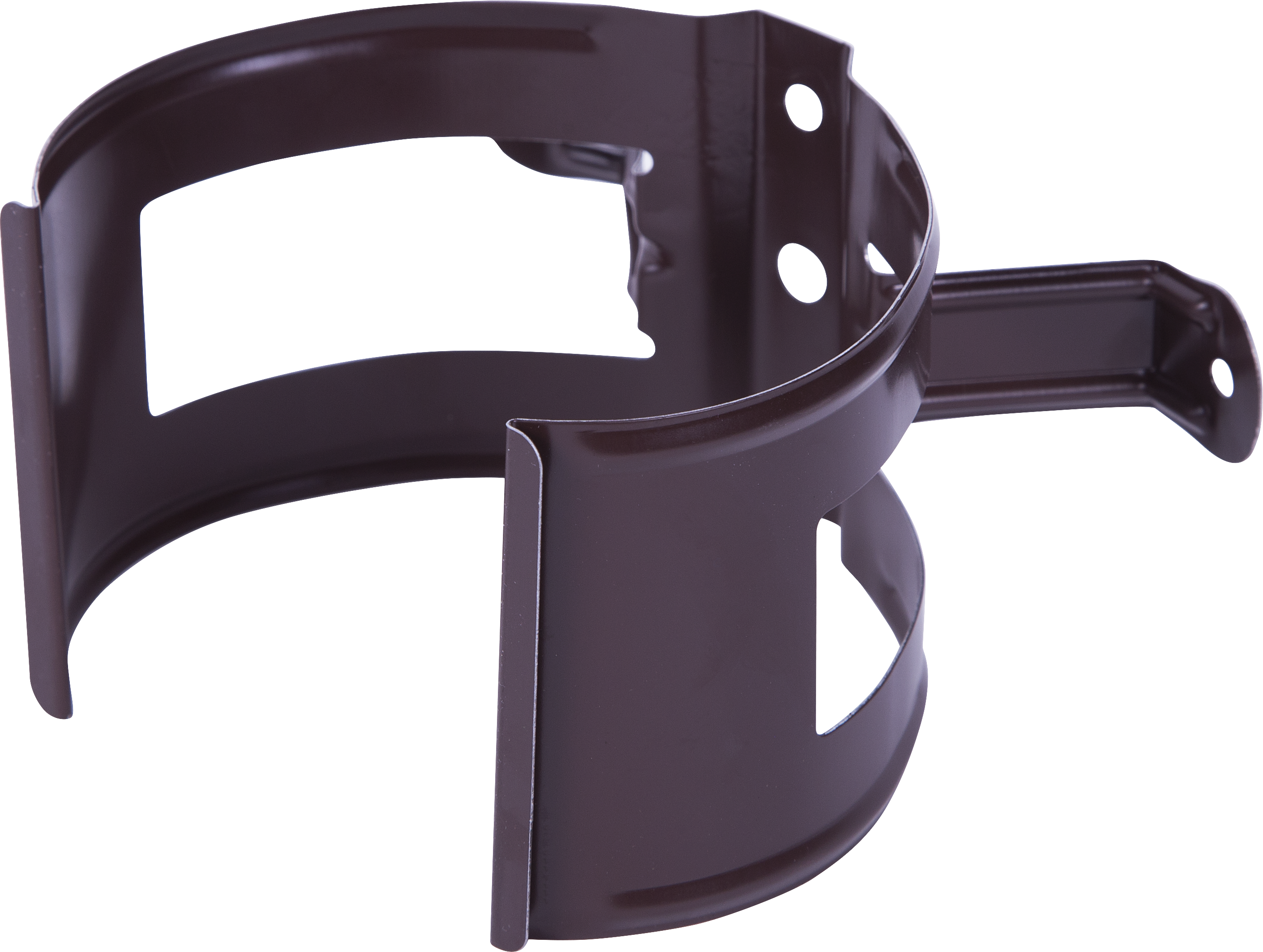 10010229 Хомут для водосточной трубы цвет коричневый STLM-0000015 ИНТЕРПРОФИЛЬ  - Вид №2