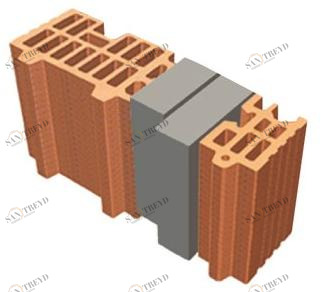 T2D Предварительно собранная специальная деталь полублока Tris® portante - masserano (bi) M711
