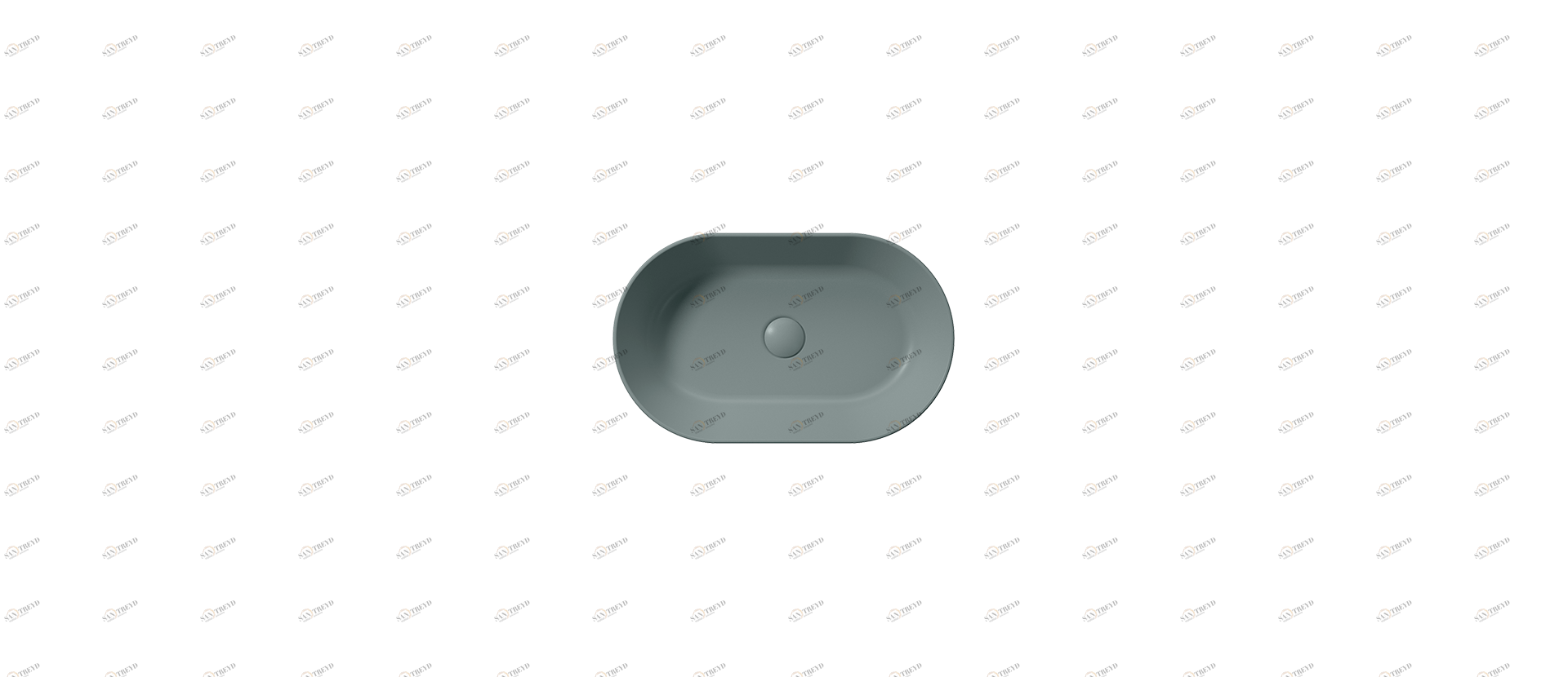 945804 Накладная раковина на столешницу  овальная GSI ceramica 