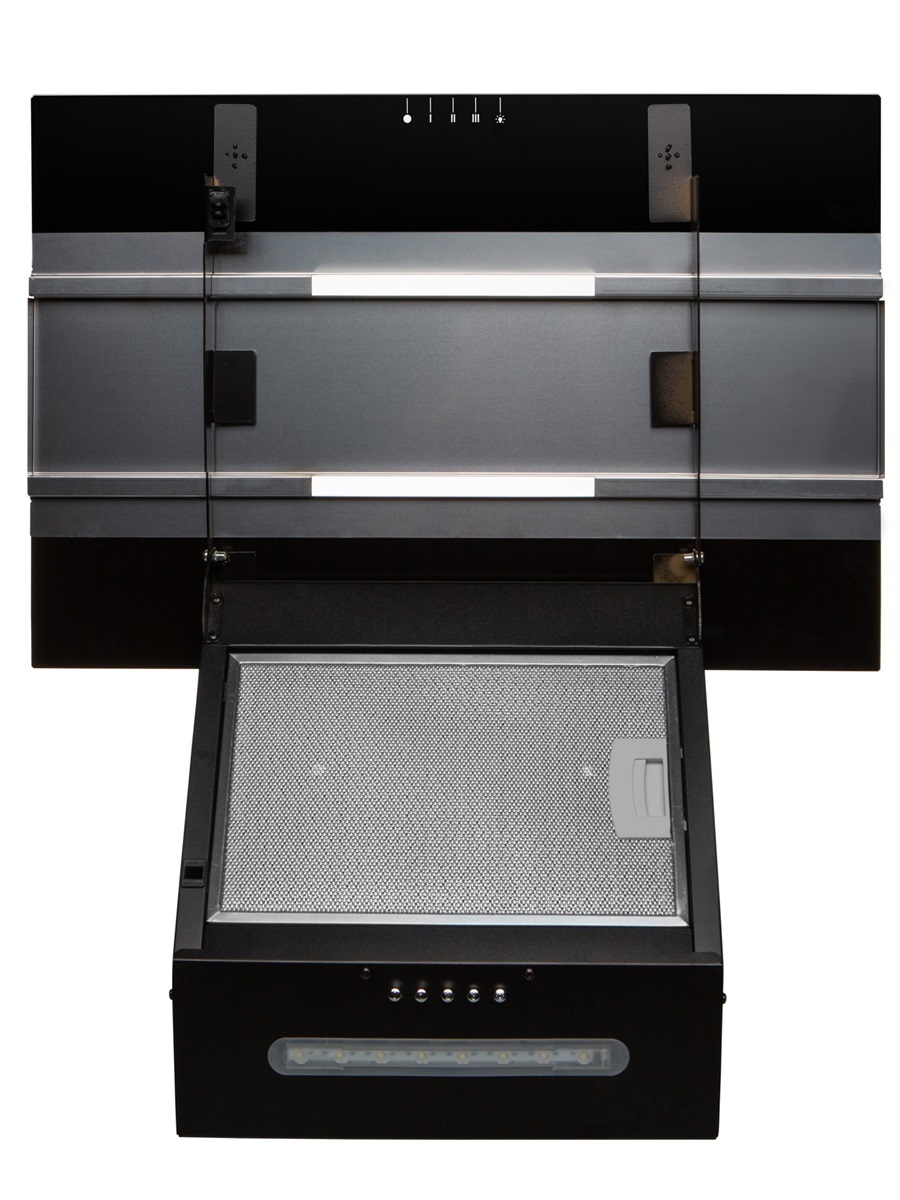 Вытяжка наклонная Parallel 60 Black NAVAKO 17028 - Вид №3