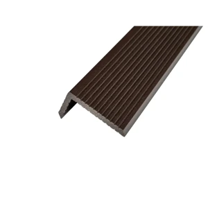 Уголок для террасной доски Groentec 70x35x3000 мм ДПК цвет венге