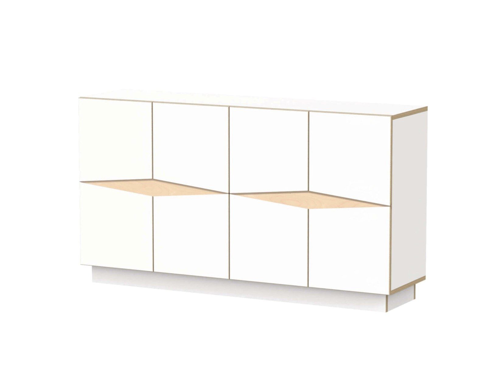 Березовый шкаф с распашными дверями Radis LOXI ARCH-00046870