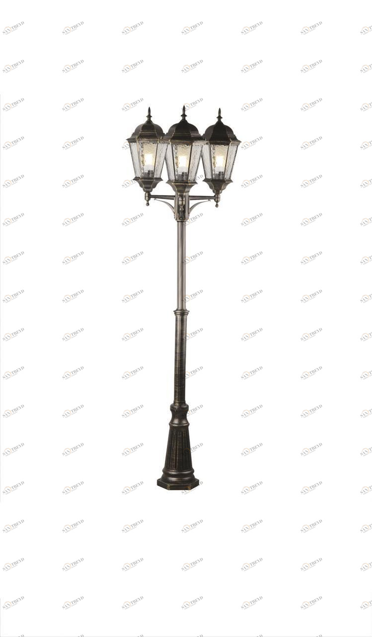Садово-парковый светильник Arte Lamp Genova A1207PA-3BN ARTE LAMP ФОНАРЬ 268774 Черный 