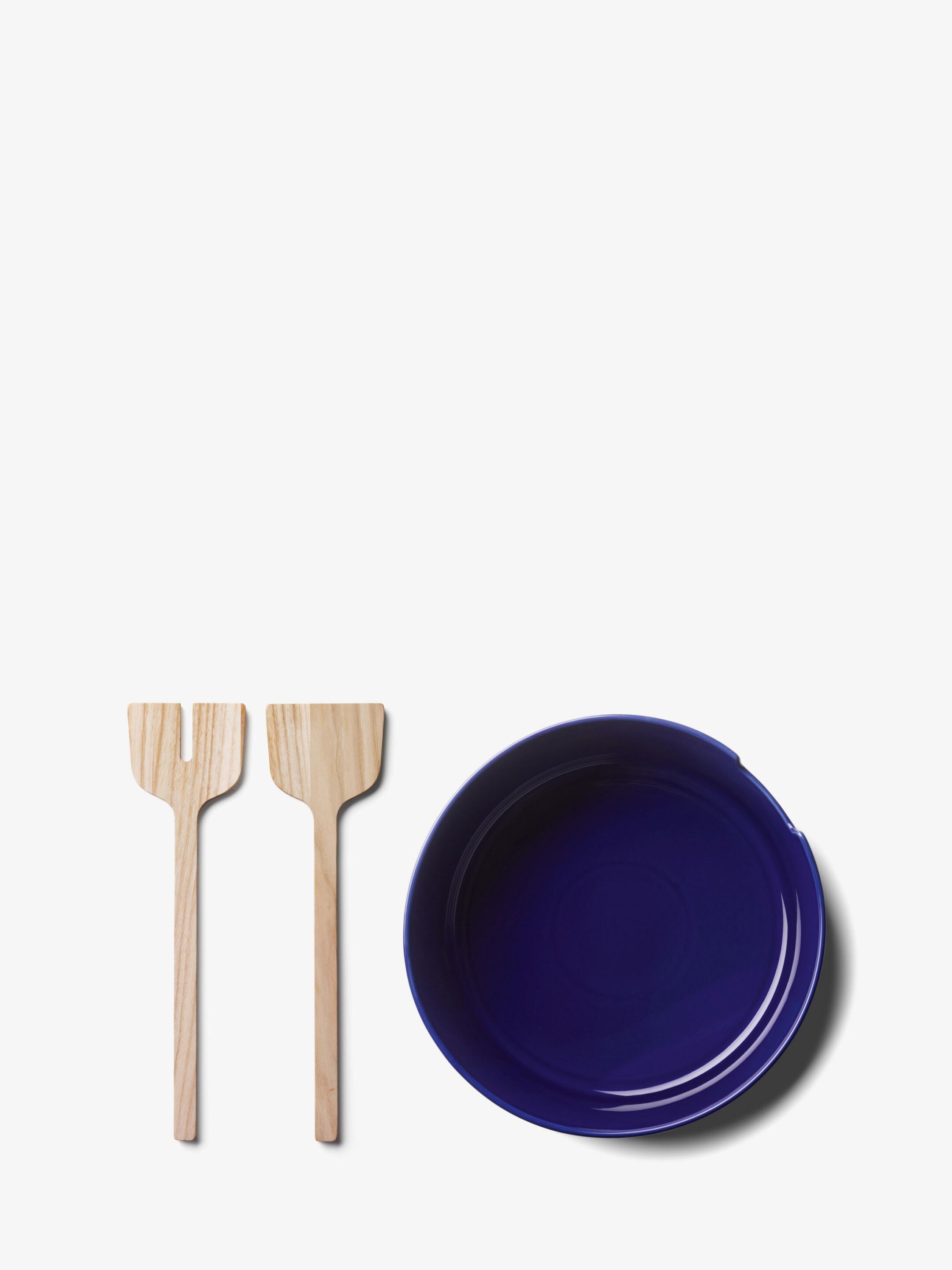 Фарфоровая салатница с деревянными столовыми приборами LSA Collective ARCH-00043902 - Вид №11