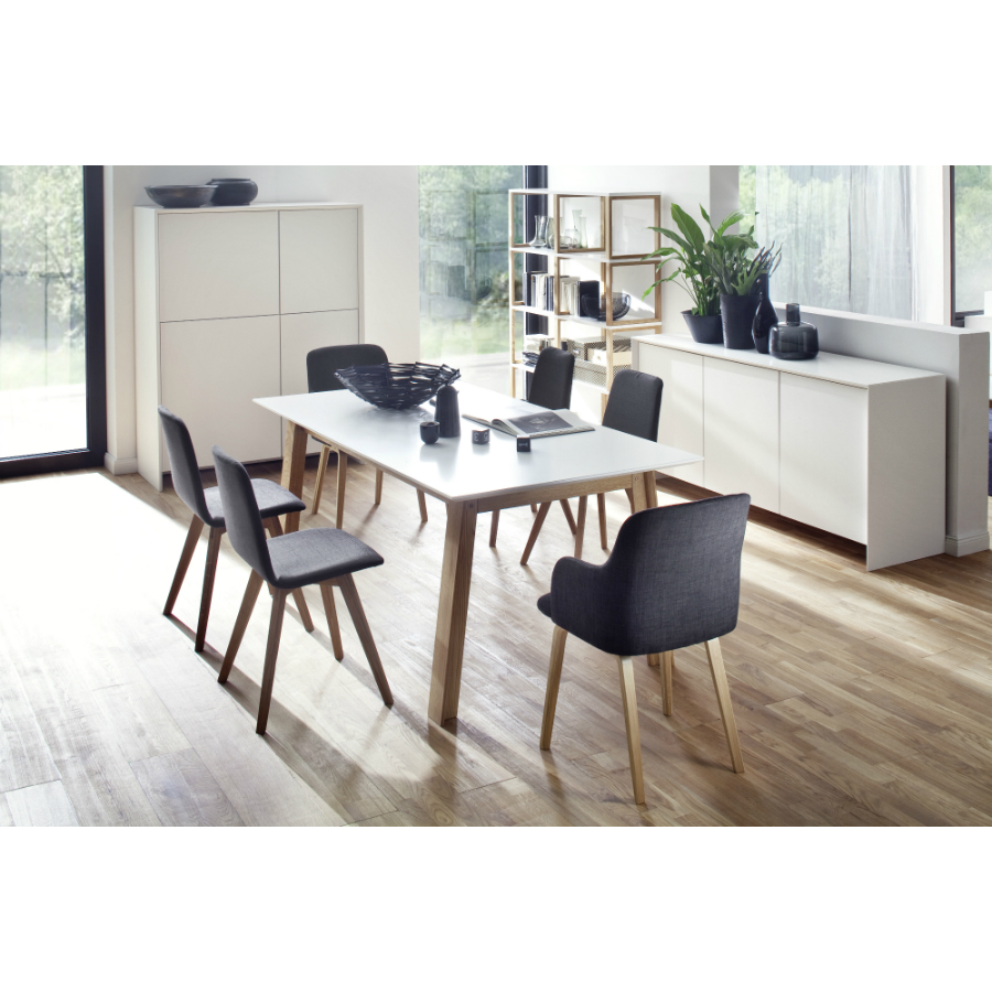 Стеллаж Tenzo Art, 156x120x36 см, дуб, серый 2324012 - Вид №3