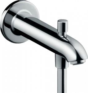 13424000 Излив на ванну 22,8 см с переключающим клапаном Hansgrohe