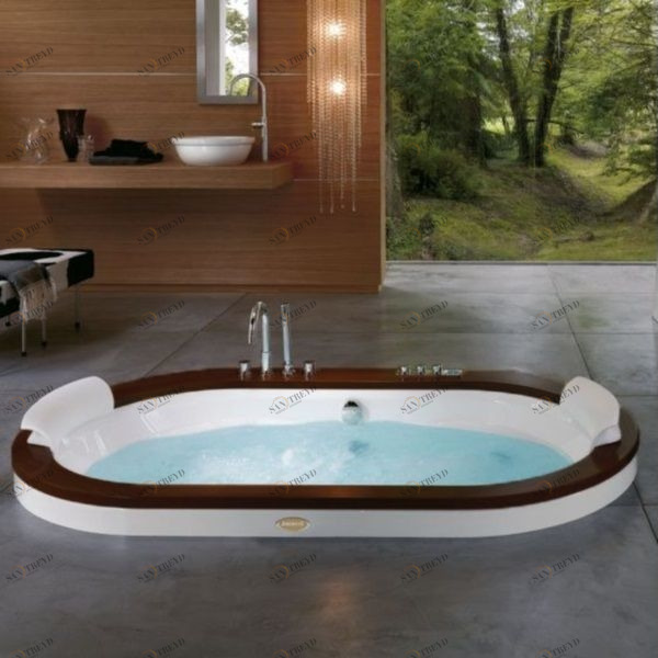 Ванна с гидромассажем встроенная Opalia Wood 9F43-499 Jacuzzi 9F43499