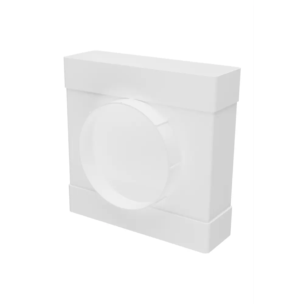 Тройник для плоских воздуховодов Fonet 60x204 мм D125 мм пластик STLM-2086906