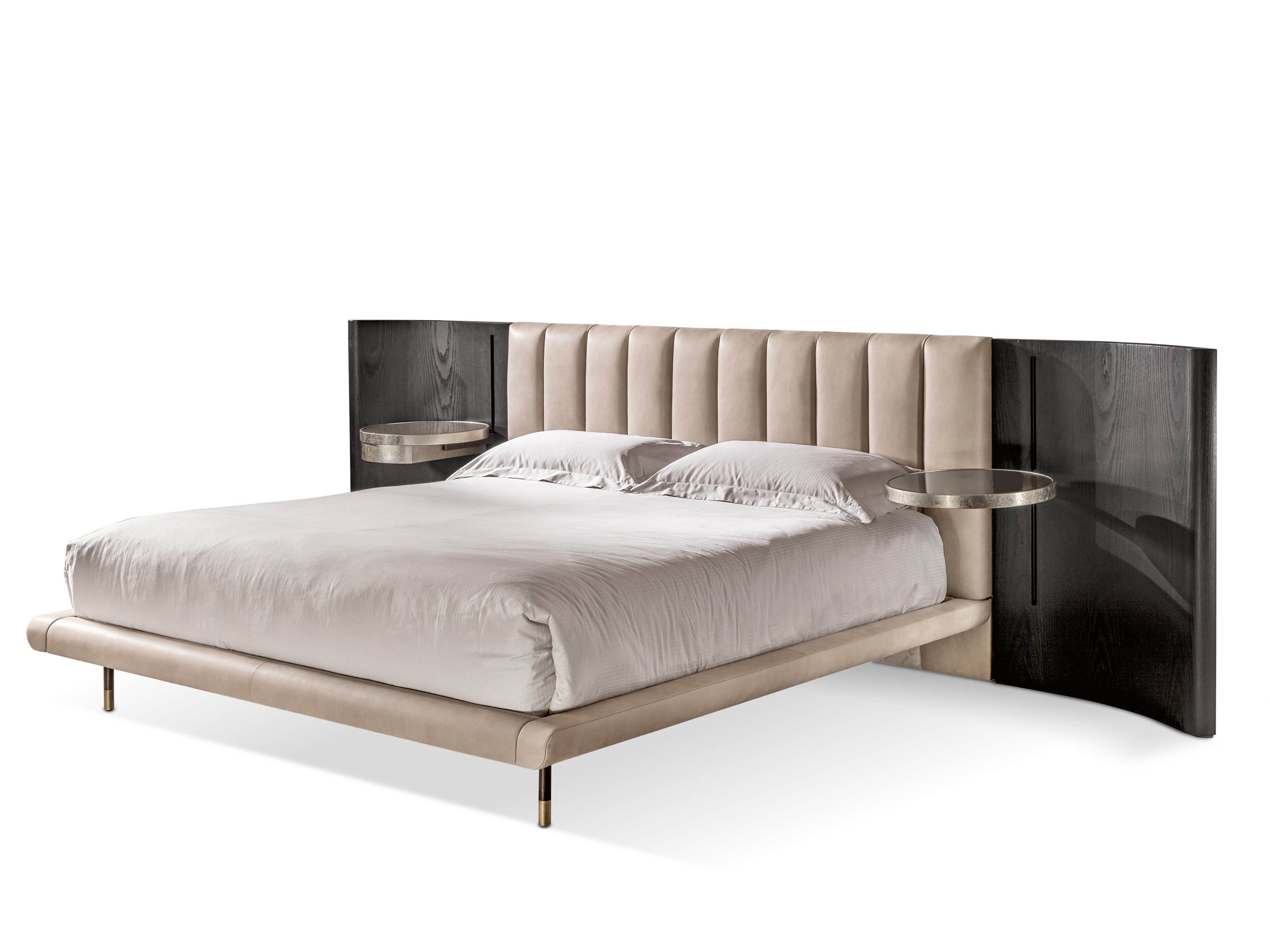 Кожаная мягкая кровать Cantori ARCH-00093681