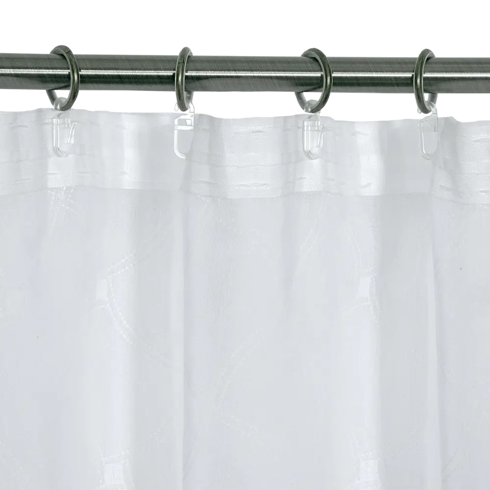 Тюль на ленте батист Волна 250x260 см цвет белый ТОРГОВЫЙ ДОМ ТЕКСТИЛЬ STLM-2076281 - Вид №6