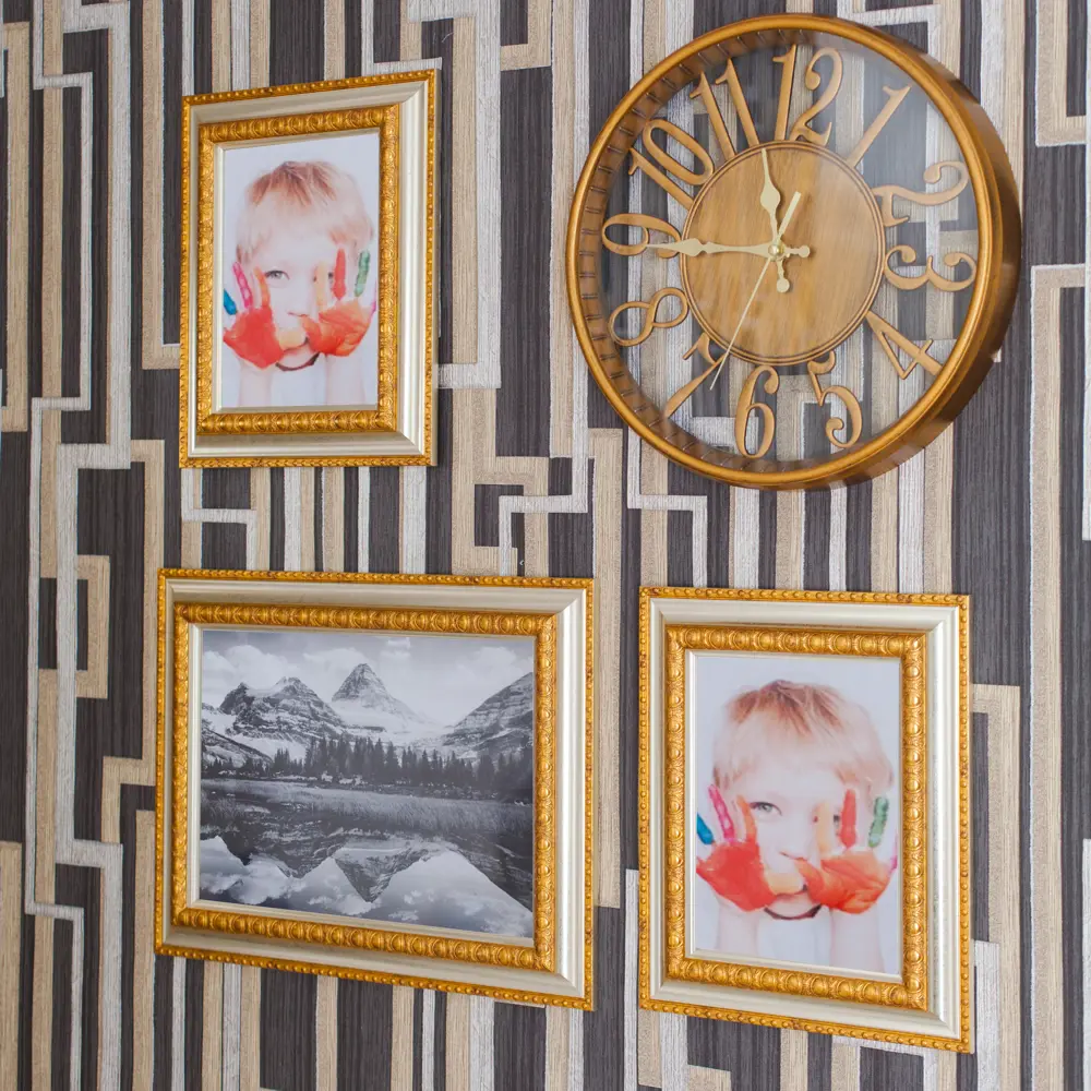 Часы настенные цвет бронзовый диаметр 31 см Santreyd STLM-2115101 - Вид №5