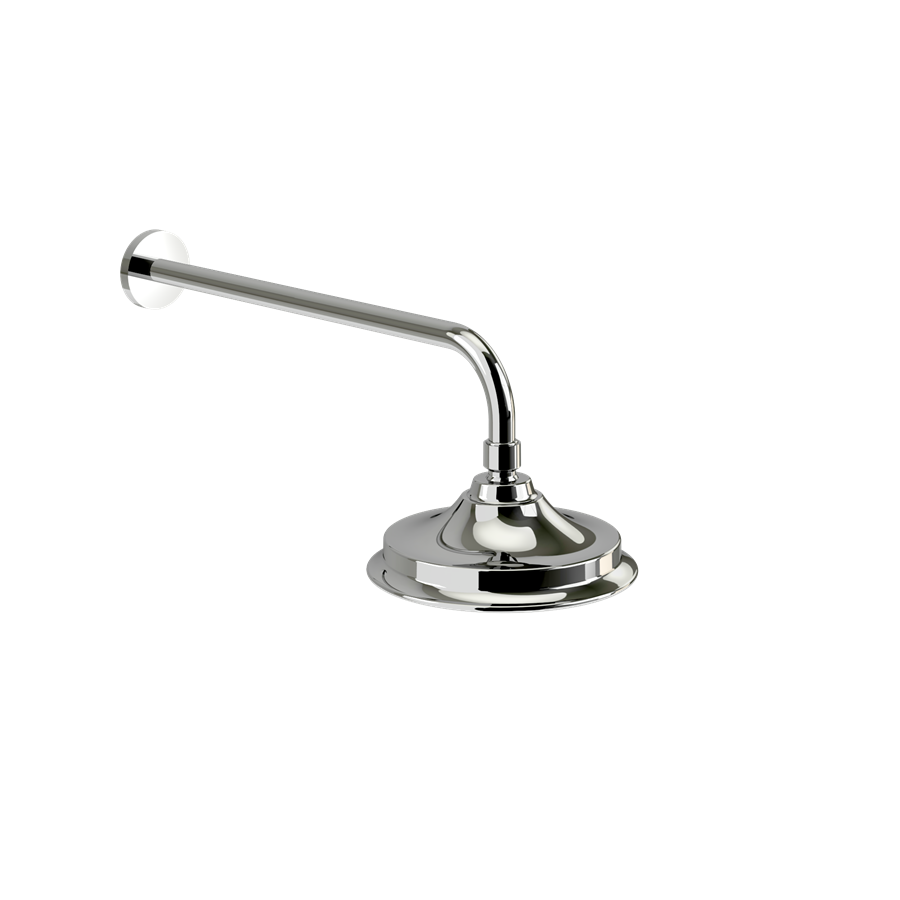 Burlington Riviera Riviera фиксированная душевая лейка AirBurst с кронштейном 9-дюймовая душевая головка и кронштейн AirBurst цвета Gold V17 GOLD-V11 GOLD 