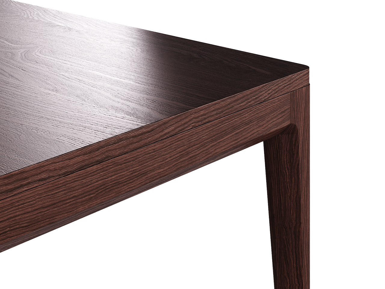 Журнальный столик прямоугольный темный дуб 100 см Case №3 THE IDEA  210097 Коричневый  - Вид №2