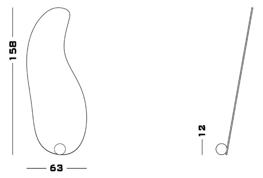 Напольное зеркало с мраморной основой Secolo 1931 ARCH-00090877 - Вид №4