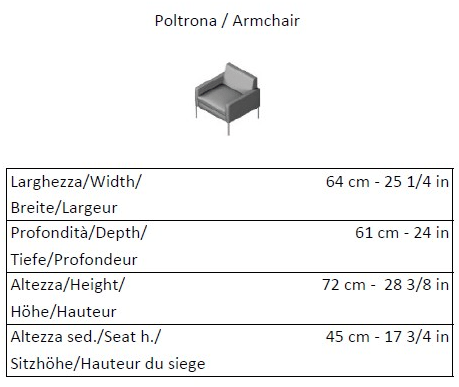 La Cividina Мягкое кресло с подлокотниками Socrate sun-id-1436725 - Вид №4