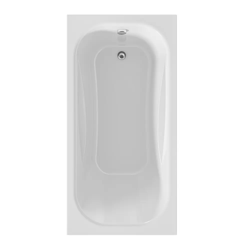 Ванна 100Acryl Luara акриловая 130x70 см ножки в комплекте STLM-2031407